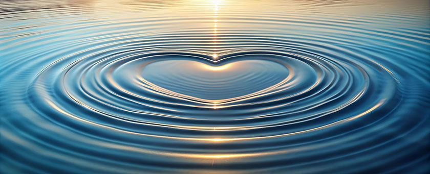 Eine Person hält die Hand einer anderen Person